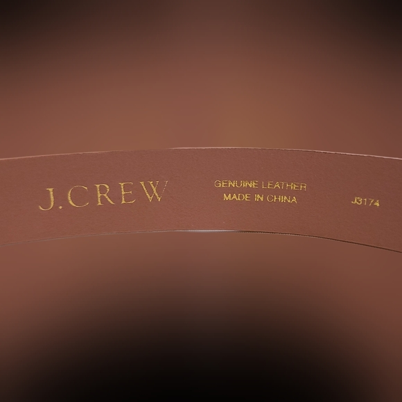 J Crew Pink Leather Belt - Picture 2 of 2
